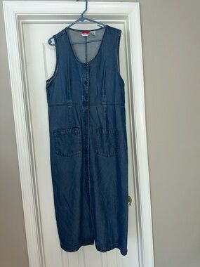LL bean traveler vintage denim dress